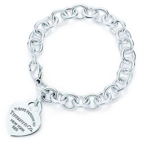 Tiffany & Co Heart Tag Charm Bracelet